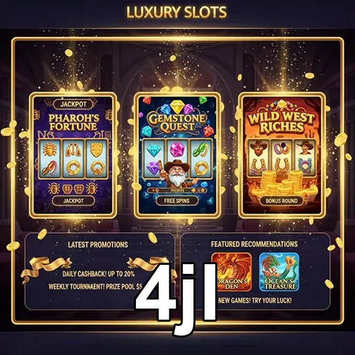 4jl luxury slots promotions